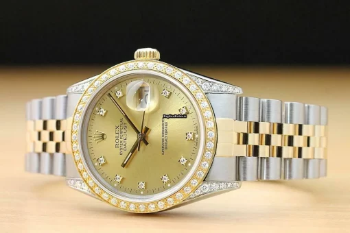 Fabulous Fake Rolex Datejust 16013 Caliber 3035 Automatic Movement 36mm Steel Case Mens/unisex Watch - Image 2