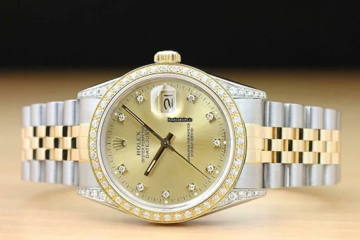 Fabulous Fake Rolex Datejust 16013 Caliber 3035 Automatic Movement 36mm Steel Case Mens/unisex Watch - Image 3