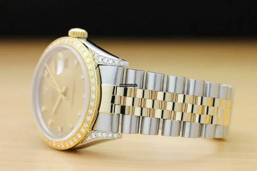 Fabulous Fake Rolex Datejust 16013 Caliber 3035 Automatic Movement 36mm Steel Case Mens/unisex Watch - Image 4