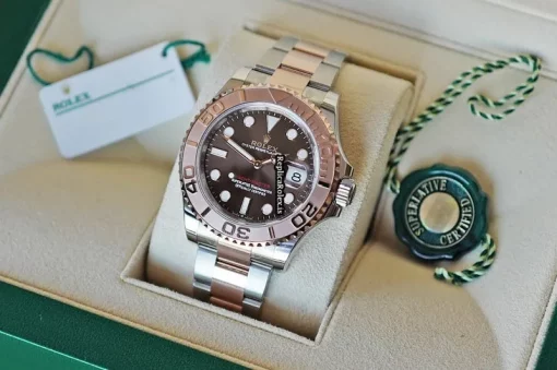 Beautiful Clone Rolex Yacht-master 40 Caliber 3235 Automatic Movement Watch - Image 4