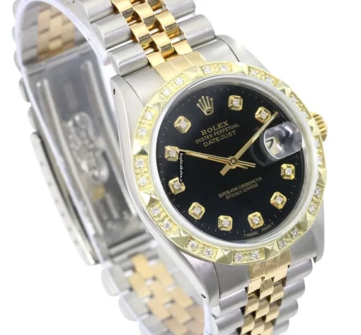 Offering Replica Rolex Datejust 16233 Caliber 3035 Automatic Movement 36mm Gold/steel Case Mens/unisex Watch - Image 2