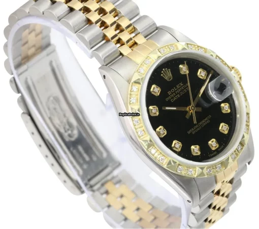 Offering Replica Rolex Datejust 16233 Caliber 3035 Automatic Movement 36mm Gold/steel Case Mens/unisex Watch - Image 3