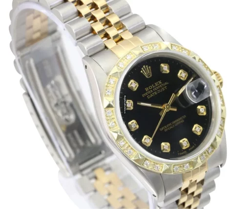 Offering Replica Rolex Datejust 16233 Caliber 3035 Automatic Movement 36mm Gold/steel Case Mens/unisex Watch - Image 4