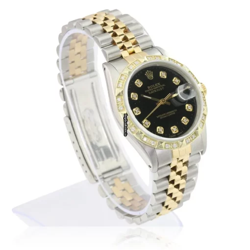 Offering Replica Rolex Datejust 16233 Caliber 3035 Automatic Movement 36mm Gold/steel Case Mens/unisex Watch - Image 7