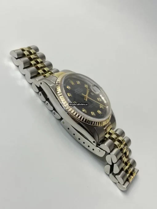 Perfect Copy Rolex Datejust 16013 Caliber 3035 Automatic Movement 36mm Gold/steel Case Mens/unisex Watch - Image 6