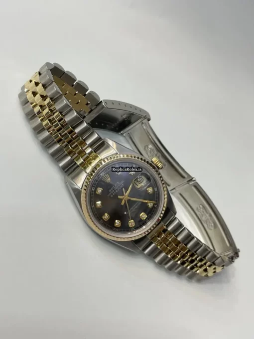 Perfect Copy Rolex Datejust 16013 Caliber 3035 Automatic Movement 36mm Gold/steel Case Mens/unisex Watch - Image 7