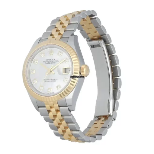 Fabulous Fake Rolex Lady-datejust 279173 Automatic Movement 28mm Steel Case Womens Watch - Image 2