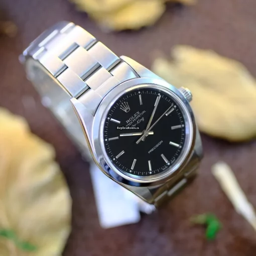 Incredible Copies Rolex Air King Precision 14000 Caliber 3000 Automatic Movement 34mm Steel Case Mens/unisex Watch - Image 5