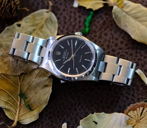 Incredible Copies Rolex Air King Precision 14000 Caliber 3000 Automatic Movement 34mm Steel Case Mens/unisex Watch - Image 8
