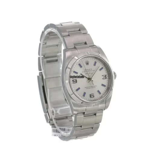 Incredible Fake Rolex Air King 114210 Caliber 3130 Automatic Movement 34x26mm Steel Case Mens/unisex Watch - Image 6