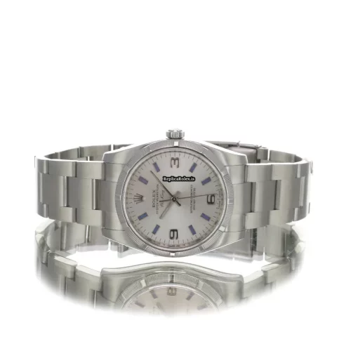 Incredible Fake Rolex Air King 114210 Caliber 3130 Automatic Movement 34x26mm Steel Case Mens/unisex Watch - Image 7
