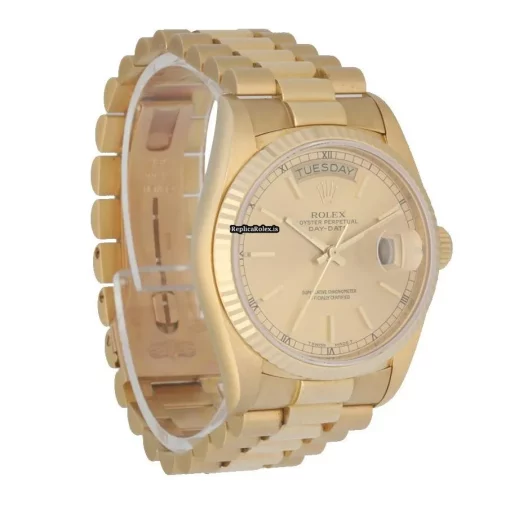 Pleasing Copies Rolex Day-date 36 18038 Automatic Movement 36mm Yellow Gold Case Mens/unisex Watch - Image 3