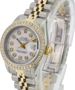 Beautiful Clone Rolex Lady-datejust 69173 Caliber 2135 Automatic Movement 26mm Gold/steel Case Womens Watch