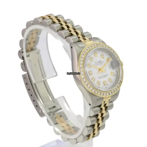 Beautiful Clone Rolex Lady-datejust 69173 Caliber 2135 Automatic Movement 26mm Gold/steel Case Womens Watch - Image 4