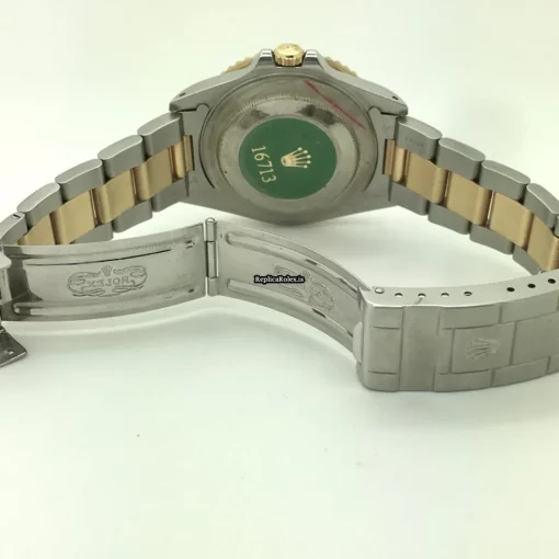 Fabulous Replica Rolex Gmt-master II 16713 Caliber 3135 Automatic Movement 40mm Gold/steel Case Watch - Image 7