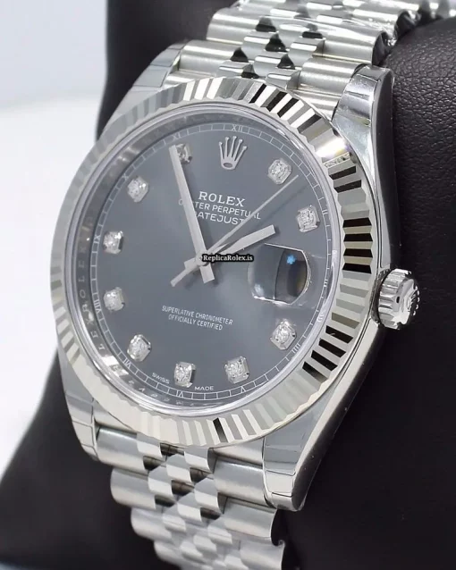High-end Replica Rolex Datejust 126334 Automatic Movement 41mm Steel Case Watch - Image 4