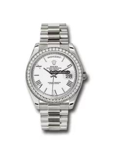 Aaa Replica Rolex Day-date 40 228349rbr Caliber 3255 Automatic Movement 40mm White Gold Case Mens/unisex Watch