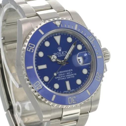 Fabulous Replica Rolex Submariner Date 116619lb Caliber 3135 Automatic Movement 40mm White Gold Case Mens/unisex Watch - Image 3