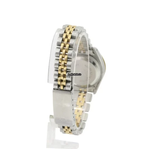 Suitable Fake Rolex Lady-datejust 69173 Caliber 2135 Automatic Movement 26mm Gold/steel Case Womens Watch - Image 8
