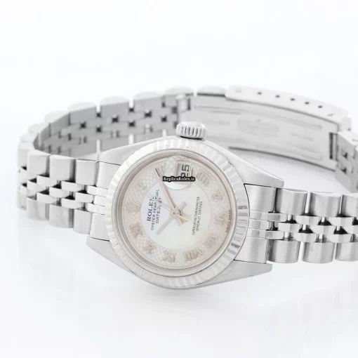 Perfect Fake Rolex Lady-datejust 79174 Automatic Movement 26mm Steel Case Womens Watch - Image 2