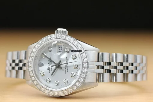 Durable Fake Rolex Lady-datejust 6917 Caliber 2030 Automatic Movement 26mm Steel Case Womens Watch - Image 2