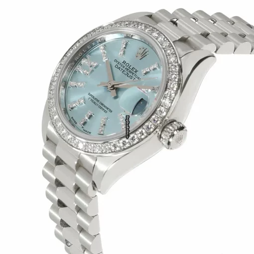 Mind-boggling Fake Rolex Lady-datejust 279136rbr Automatic Movement 28mm Platinum Case Womens Watch - Image 3
