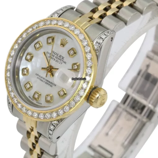 Excellent Replica Rolex Lady-datejust 69173 Caliber 2135 Automatic Movement 26mm Gold/steel Case Womens Watch