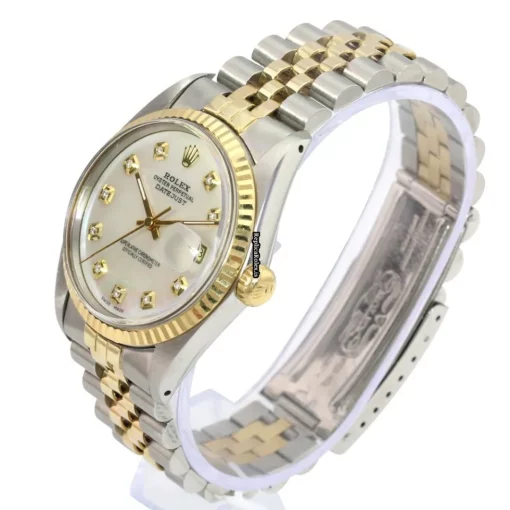 Fabulous Fake Rolex Datejust 16233 Caliber 3035 Automatic Movement 36mm Gold/steel Case Mens/unisex Watch - Image 4