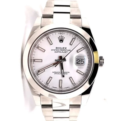 Wonderful Fake Rolex Datejust 126300-0015 Caliber 3235 Automatic Movement 41mm Steel Case Mens/unisex Watch
