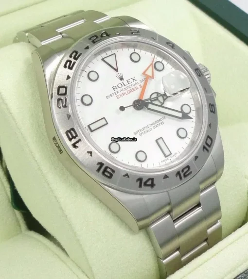 Superior Fake Rolex Explorer II 216570 Automatic Movement 42mm Steel Case Watch