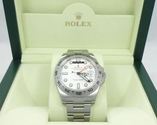 Superior Fake Rolex Explorer II 216570 Automatic Movement 42mm Steel Case Watch - Image 3
