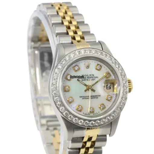 Amazing Fake Rolex Lady-datejust 69173 Caliber 2135 Automatic Movement 26mm Gold/steel Case Womens Watch