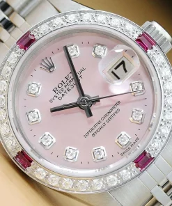 Excellent Replica Rolex Oyster Perpetual Lady Date 6916 Caliber 2030 Automatic Movement 26mm Steel Case Womens Watch