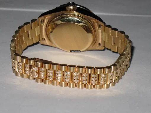 Great Replica Rolex Datejust Self Winding Automatic 26mm Yellow Gold Case Womens Watch - Image 8