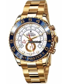 Amazing Fakes Rolex Yacht-master II 116688 Calibre 4160 Automatic Movement 44mm Yellow Gold Case Mens/unisex Watch