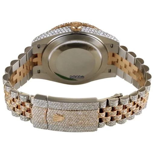 Distinctive Knockoff Rolex Datejust Self Winding Automatic 40mm Gold/steel Case Mens/unisex Watch - Image 3