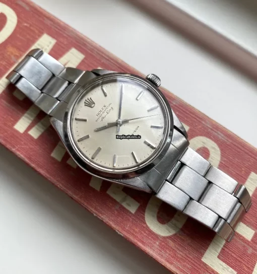 Fabulous Replica Rolex Air King Precision 5500 Caliber 1520 Automatic Movement 34mm Steel Case Mens/unisex Watch