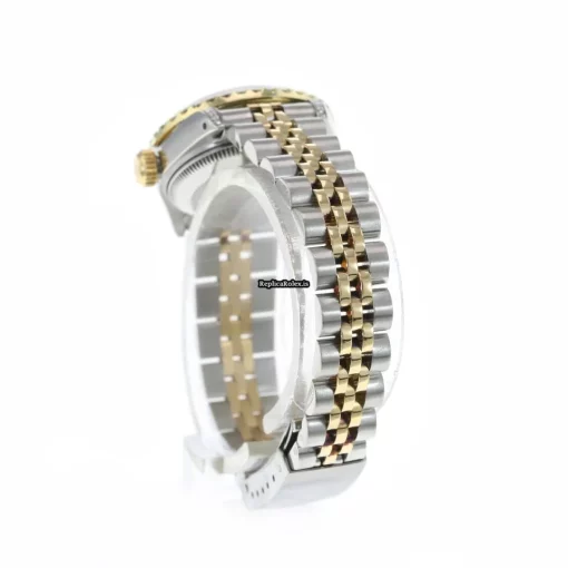 Excellent Fakes Rolex Lady-datejust 69173 Caliber 2135 Automatic Movement 26mm Gold/steel Case Womens Watch - Image 10