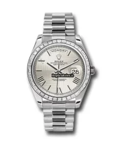 Distinctive Replica Rolex Day-date 40 228396tbr Caliber 3255 Automatic Movement 40mm Platinum Case Mens/unisex Watch