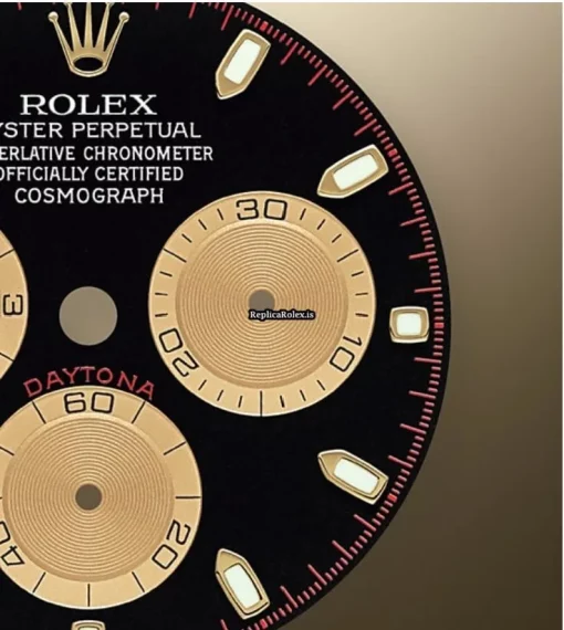 Superb Fakes Rolex Daytona 116518ln Caliber 4130 Automatic Movement 40mm Yellow Gold Case Mens/unisex Watch - Image 3