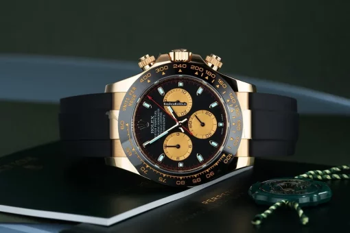 Superb Fakes Rolex Daytona 116518ln Caliber 4130 Automatic Movement 40mm Yellow Gold Case Mens/unisex Watch - Image 4