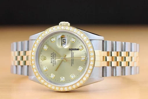 Well Made Fake Rolex Datejust 16233 Caliber 3135 Automatic Movement 36mm Steel Case Mens/unisex Watch - Image 3