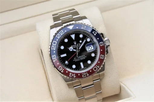 Stylish Replica Rolex Gmt-master II 116719blro Caliber 3186 Automatic Movement 40mm White Gold Case Mens/unisex Watch - Image 4