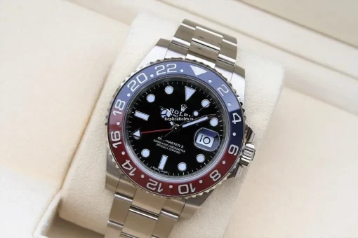Stylish Replica Rolex Gmt-master II 116719blro Caliber 3186 Automatic Movement 40mm White Gold Case Mens/unisex Watch - Image 5