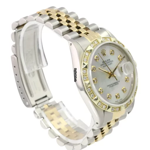Recommend Replica Rolex Datejust 16233 Caliber 3135 Automatic Movement 36mm Gold/steel Case Mens/unisex Watch - Image 10
