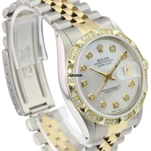 Recommend Replica Rolex Datejust 16233 Caliber 3135 Automatic Movement 36mm Gold/steel Case Mens/unisex Watch - Image 5