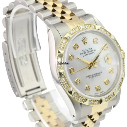 Recommend Replica Rolex Datejust 16233 Caliber 3135 Automatic Movement 36mm Gold/steel Case Mens/unisex Watch - Image 6