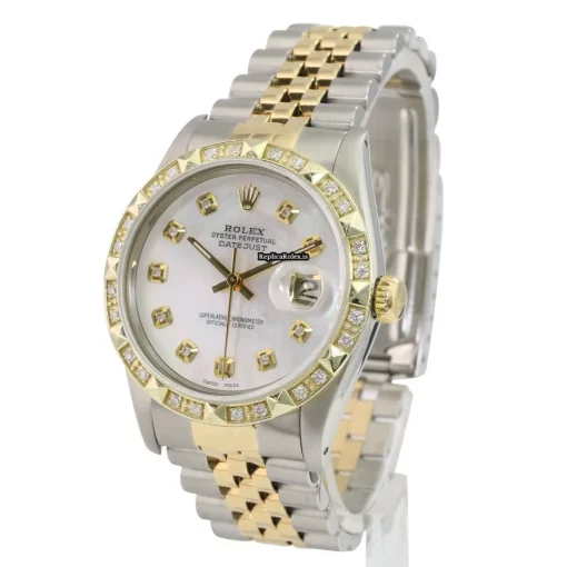 Recommend Replica Rolex Datejust 16233 Caliber 3135 Automatic Movement 36mm Gold/steel Case Mens/unisex Watch - Image 8