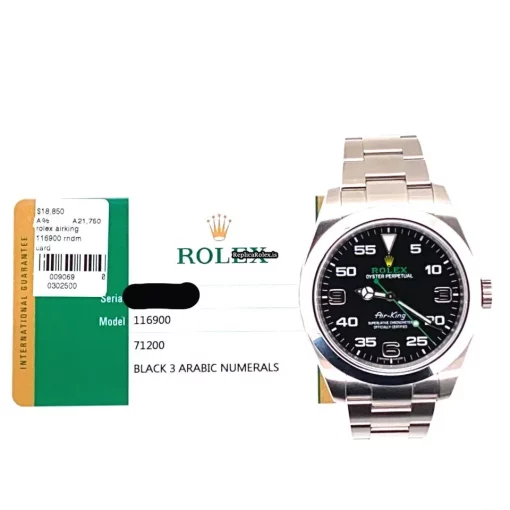 Beautiful Replica Rolex Air King 116900 Caliber 3131 Automatic Movement 40mm Steel Case Mens/unisex Watch - Image 2