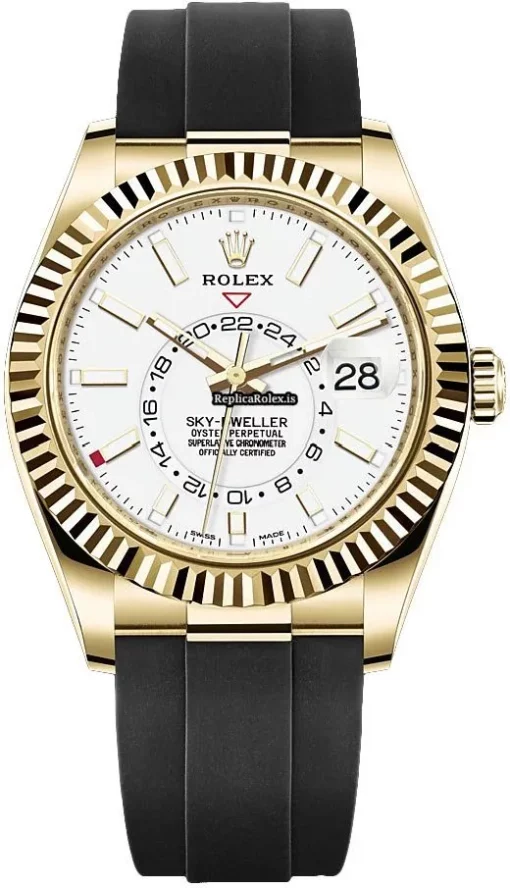 Well Made Replica Rolex Sky-dweller Caliber 9001 Automatic Movement Mens/unisex Watch